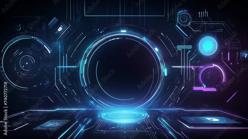 Digital abstract technology background Digital abstract technology background