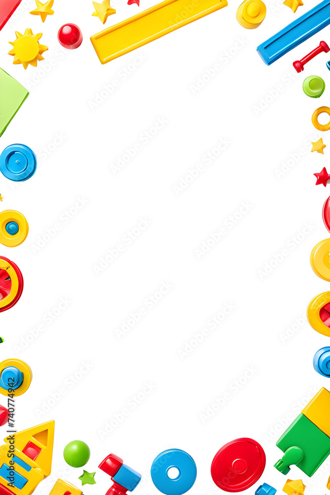 Toys Kid Border Frame PNG Transparent Background Toys Kid Border Frame PNG Transparent Background