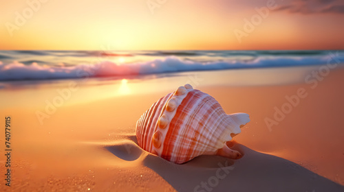 The elegance and simplicity of the shell embody the whisper of the ocean
