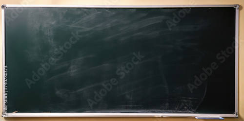 blackboard with chalk