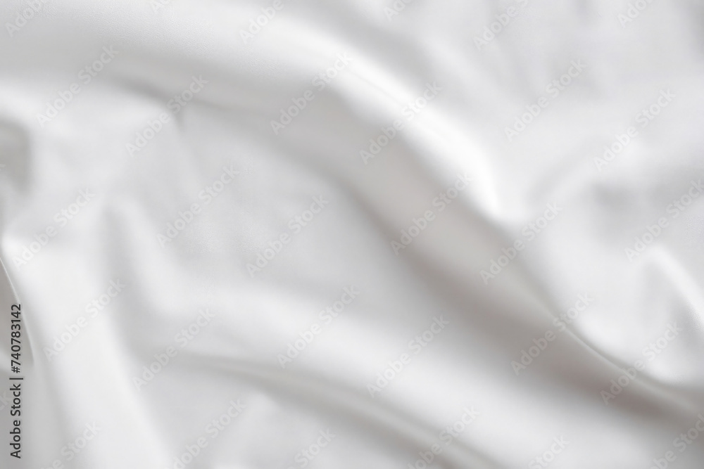 white silk background, satin texture, waving textile