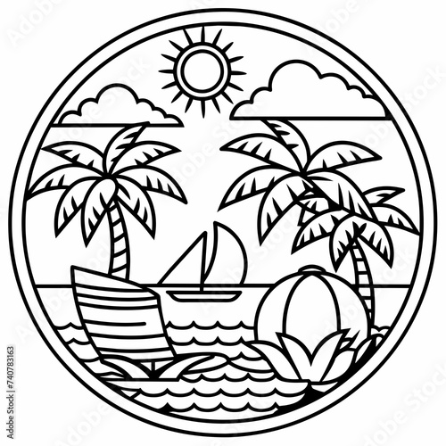 Summer Illustration: Capturing the Essence of Sun, Fun, and Relaxation