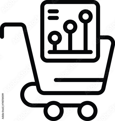 Hunger rate icon outline vector. Food crisis problem. Agricultural poverty growth