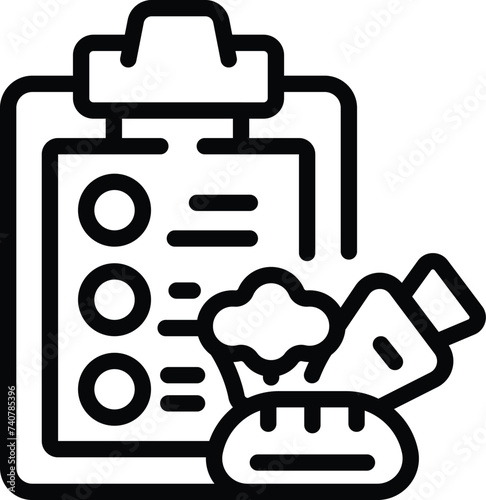 Farming economy downtown icon outline vector. Food crisis challenge. Agricultural famine collapse