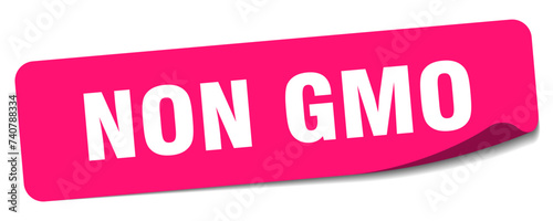 non gmo sticker. non gmo label