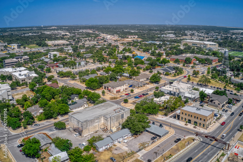 Fototapeta Naklejka Na Ścianę i Meble -  Aerial View of the Austin Suburb of Round Rock, Texas