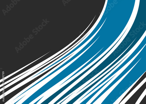 Abstract background with curved spike line pattern and with some copy space area