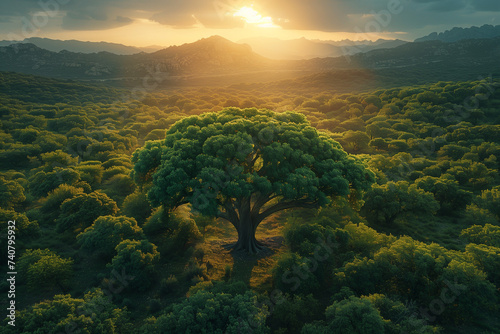 Beautiful Tree of Life Landscape