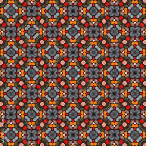 background Seamless geometric patterns and shapes with beautiful color combinations
