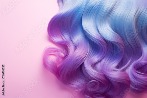 abstract background  blue and purple gradient hairs  colorful wallpaper