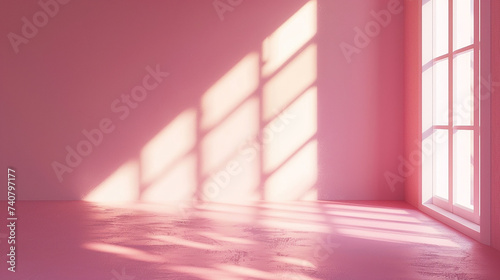  efeito de luz de fundo sombra persiana de janela