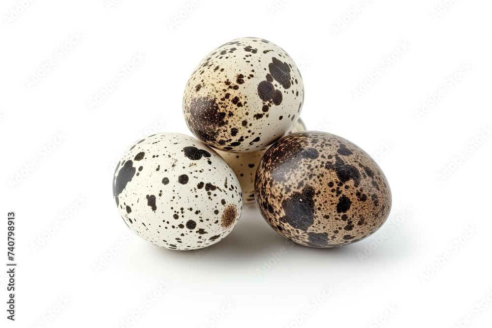 quail eggs isolated on white background quail eggs isolated on white background