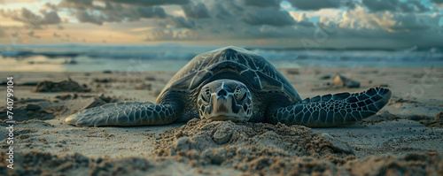 Sea turtle migration mapped through digital twins conservation meets cutting edge technology photo