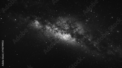estrela branca em fundo preto photo
