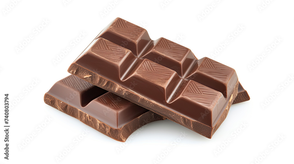 chocolate bar isolated on a white background chocolate bar isolated on a white background