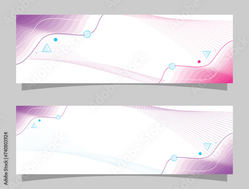 Vector Modern Liquid Gradient Colors Abstract Background Set