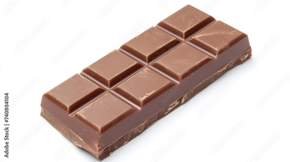 chocolate bar isolated on a white background