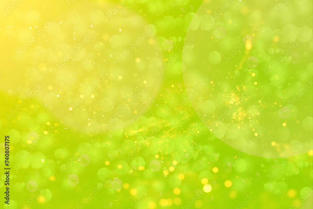 Fond bokeh pour création artistique lumineux tons verts et jaune Fond bokeh pour création artistique lumineux tons verts et jaune