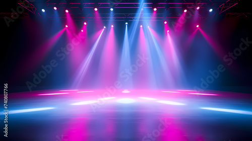 Background lighting  theater stage lighting background  spotlights illuminate the stage for opera performances