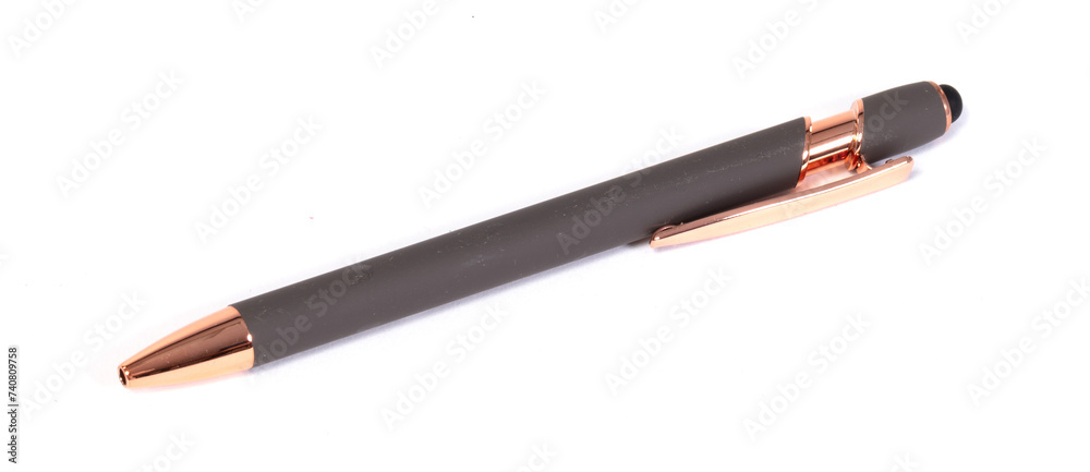 Luxury used ballpen isolated on white Luxury used ballpen isolated on white