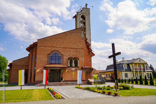 church of medyka village at the border between Poland and Ukraine photo