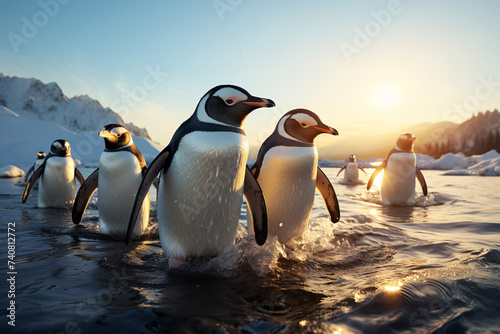 Frosty Fellowship Discover the Adorable Charm of penguins