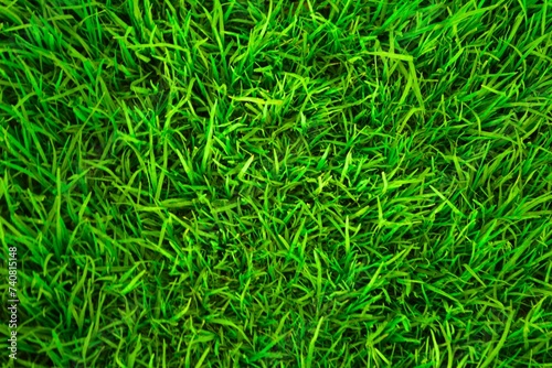 Green grass background close up