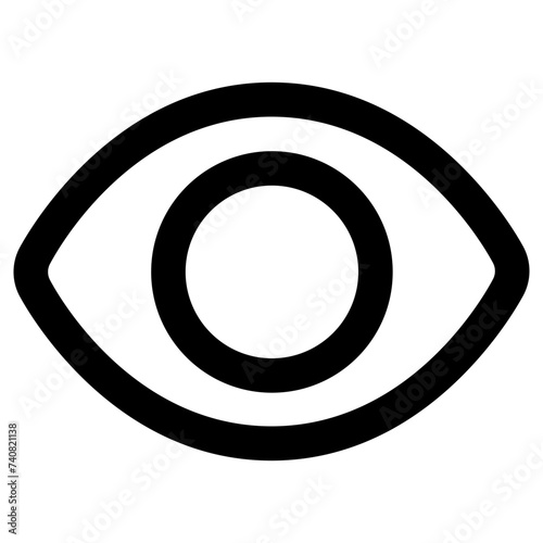 eye icon, simple vector design