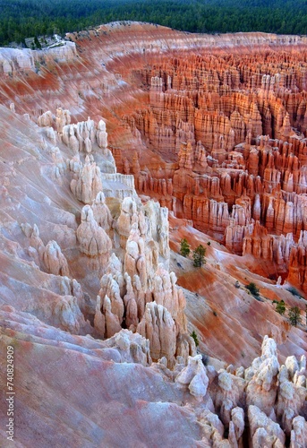Bryce canyon amazing rocks landscape