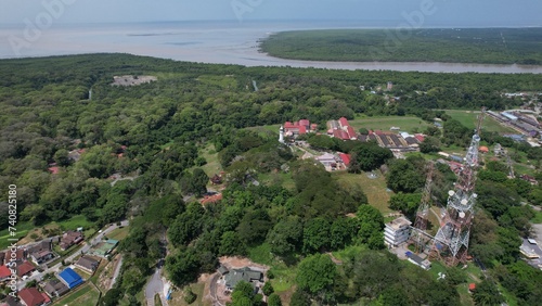 Kuala Selangor, Malaysia - February 12 2024: The Coastal Village of Kuala Selangor photo