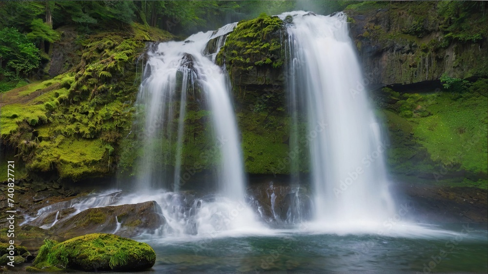 waterfalls and rivers in the mountains waterfalls and rivers in the mountains