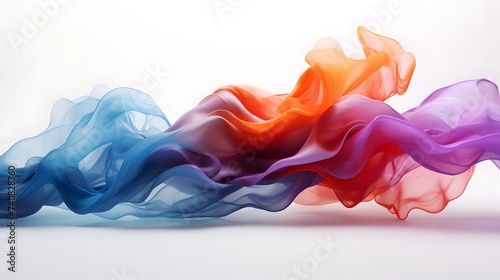 Seamless abstract color wallpaper. Wavy fluid pattern.