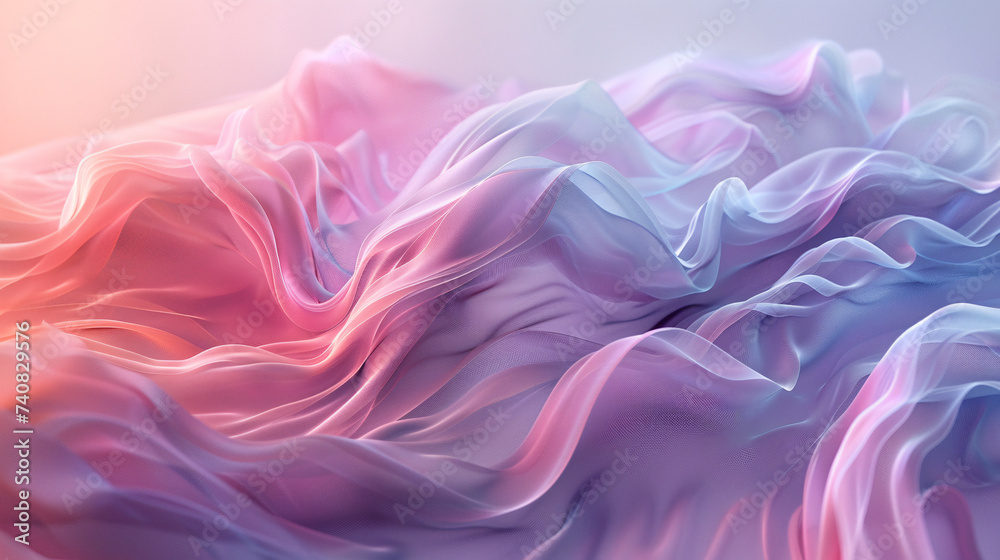 Fototapeta premium Imaginative Abstract Gradient Drawing. 