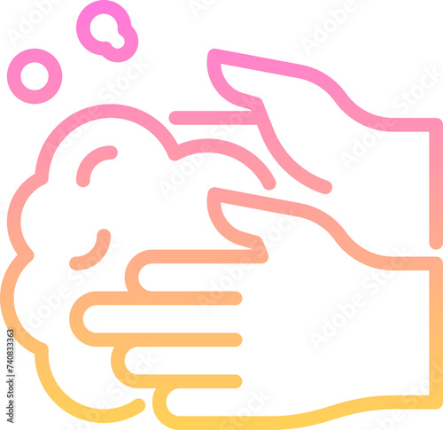 Washing hands icon