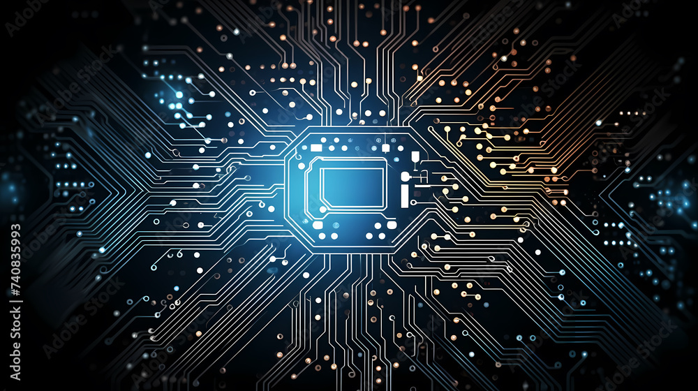 Motherboard digital chips, circuit board background Motherboard digital chips, circuit board background