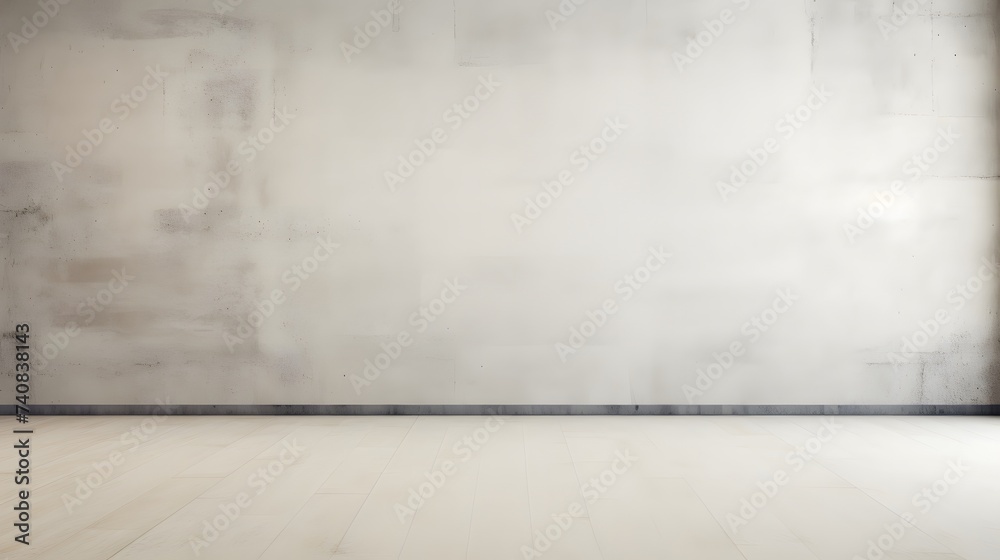 Abstract architecture with blank white wall.