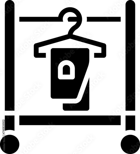 Pants hanger icon