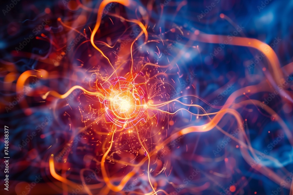 particles fusing together to create fusion power in a high energy collision with vibrant colors and dynamic motion particles fusing together to create fusion power in a high energy collision with vibrant colors and dynamic motion