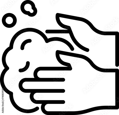 Washing hands icon