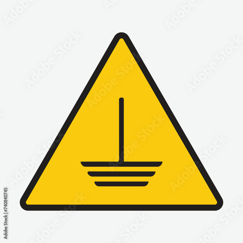 Electric Ground Hazard Symbol