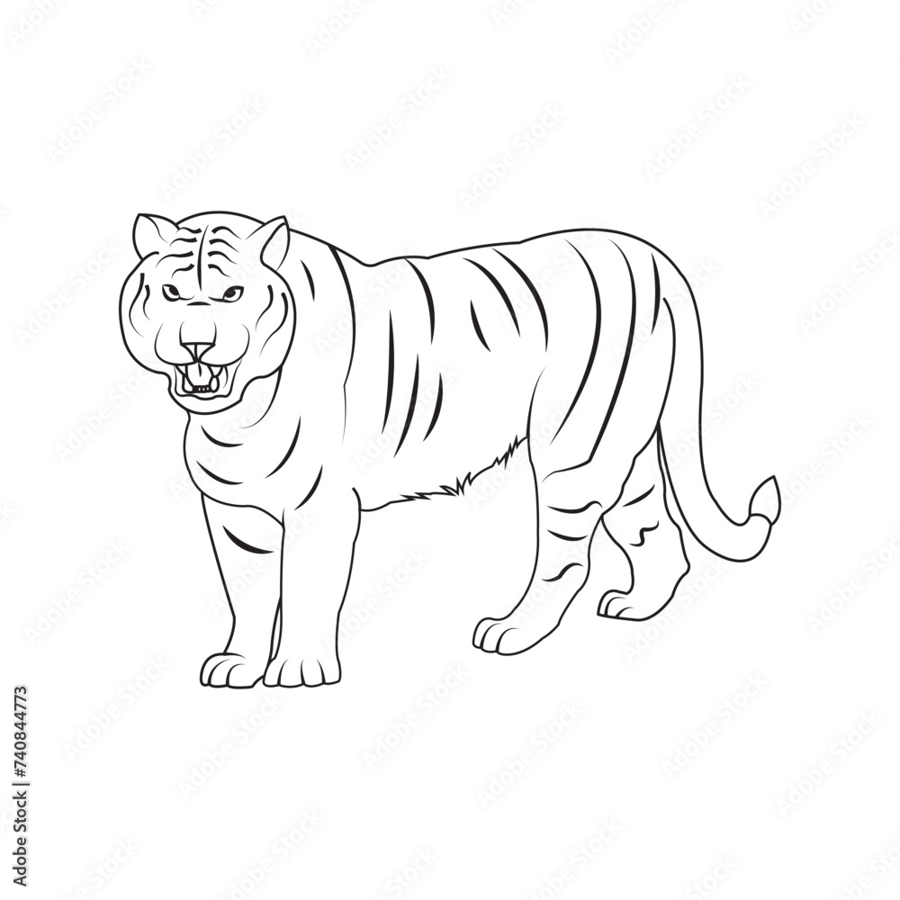 Fototapeta premium Tiger icon