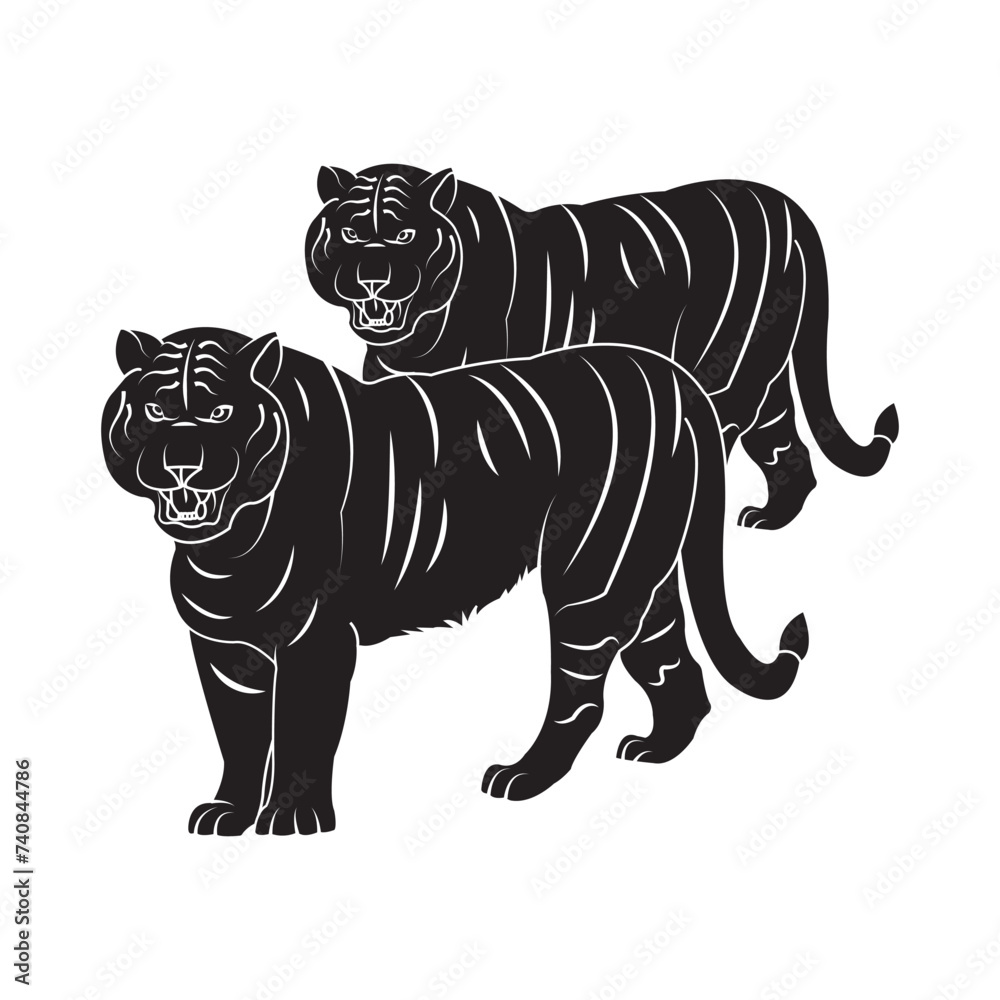 Fototapeta premium Tiger icon