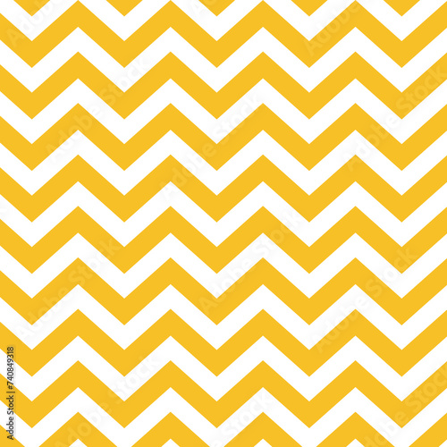 Yellow and white chevron diagonal chevron geometric striped Zig Zag pattern background for for decorating, wrapping paper, wallpaper, backdrop, fabric and etc.