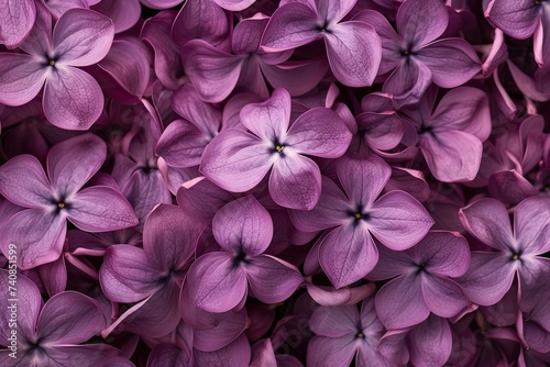 Beautiful lilac background with lilac flowers. Close-up