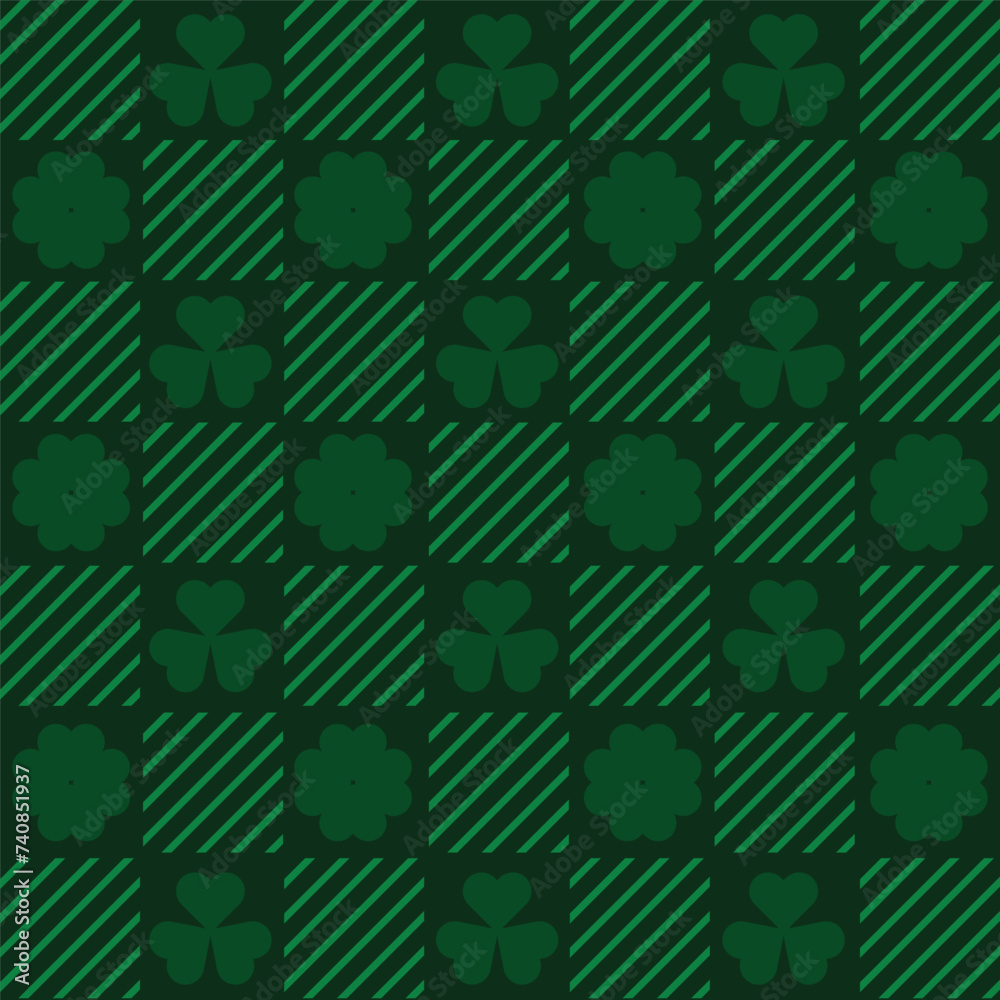 Square saint patrick day pattern design background Square saint patrick day pattern design background