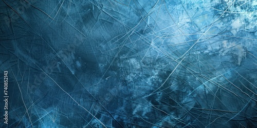 Scratched Blue foil texture