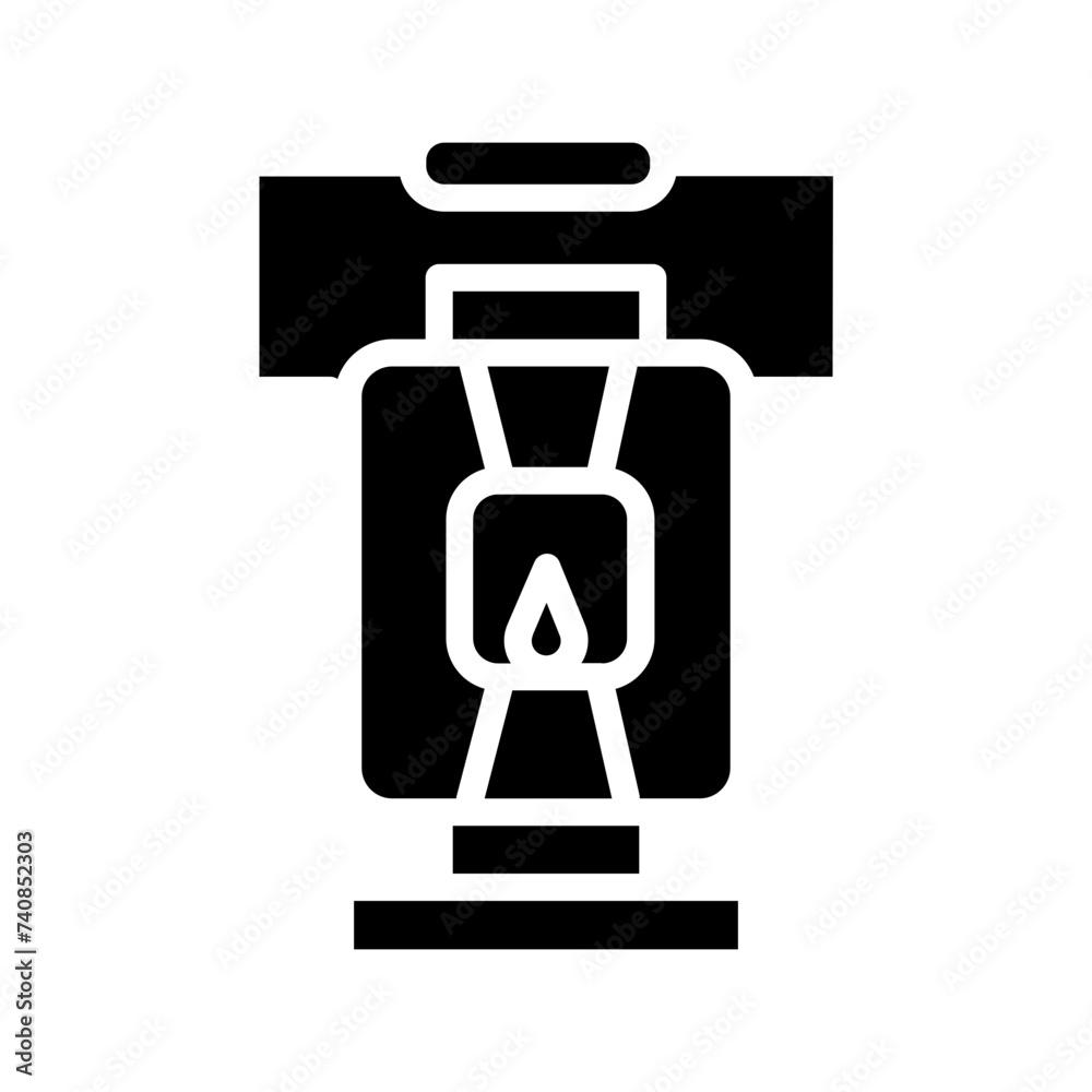Lamp Lantern Light Glyph Icon Lamp Lantern Light Glyph Icon