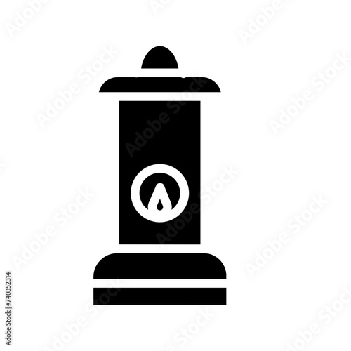Lamp Lantern Light Glyph Icon