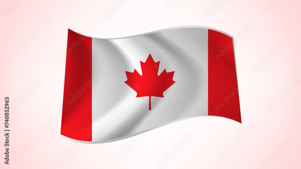 National Flag of Canada - Waving National Flag of Canada - Canada Flag