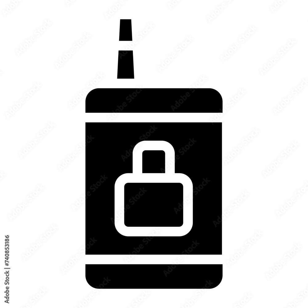 data protection glyph icon data protection glyph icon